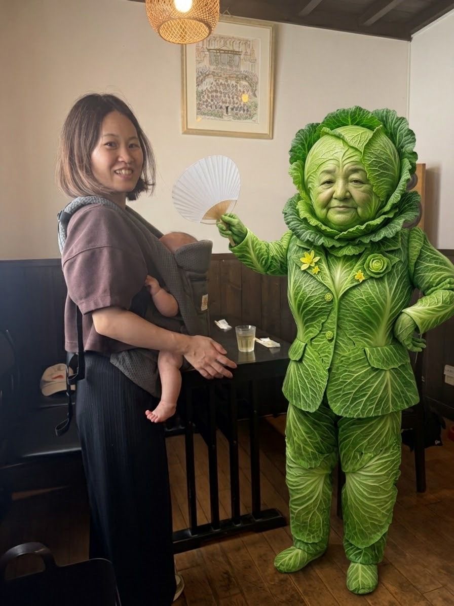 キャベツのキャラクターと